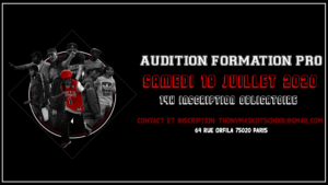 Audition 2020 - Formation professionnelle Tony Maskot