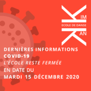 Dernières informations Covid-19 - 15 decembre 2020